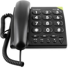 Doro PhoneEasy 311C - Vaste telefoon - Zwart