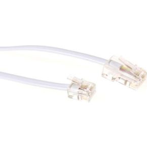 Intronics Modulaire telefonie kabel RJ-11 - RJ-45 wit - [TD5305]