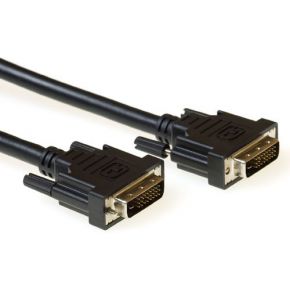 ACT AK3829 0.5m DVI-D DVI-D Zwart DVI kabel