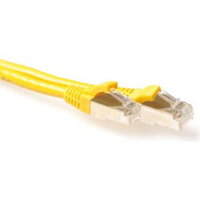 ACT FB7803 3m Cat6a S/FTP (S-STP) Geel netwerkkabel