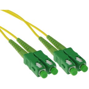 ACT RL1610 10m 2x SC/APC 2x SC/APC Groen, Geel Glasvezel kabel