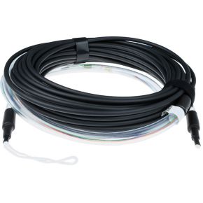 ACT 100 meter Singlemode 9/125 OS2 indoor/outdoor kabel 4 voudig met LC connectoren