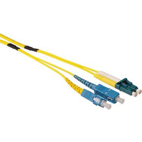 ACT RL5601 10m 2x LC 2x SC Blauw, Geel Glasvezel kabel