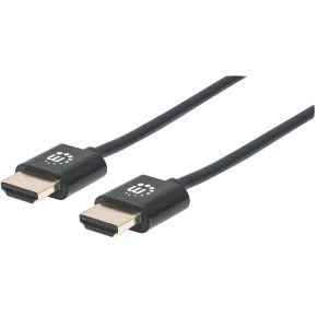 Manhattan 394376 3m HDMI HDMI Zwart HDMI kabel