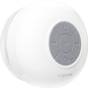 LogiLink SP0052W draadloze badkamerspeaker IPX4 waterproof