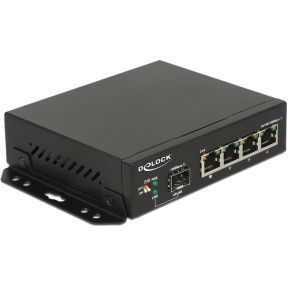 Delock 87704 Gigabit Ethernet- 4 poorten + 1 SFP netwerk switch