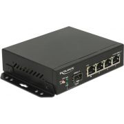 Delock-87704-Gigabit-Ethernet-4-poorten-1-SFP-netwerk-switch