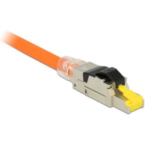 Delock 86285 RJ45 Stekker veldmontage Cat.6A metaal