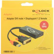Delock-62596-Adapter-DVI-male-DisplayPort-1-2-female-zwart