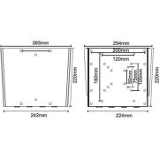 NeoMounts-FPMA-W110-Muurbeugel