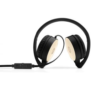 HP H2800 Hoofdband Stereofonisch Bedraad Zwart, Goud mobiele hoofdtelefoon