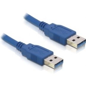 Delock 82537 Kabel USB 3.0 Type-A male > USB 3.0 Type-A male 5 m blauw