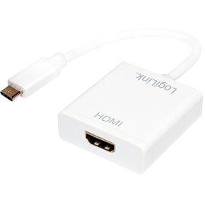 LogiLink UA0236A USB-C HDMI Wit video adapter
