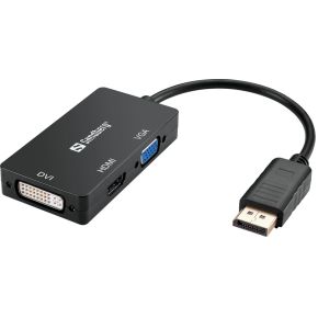 Sandberg Adapter DP>HDMI+DVI+VGA