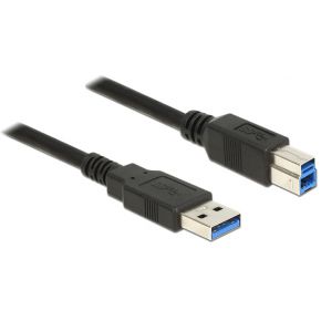 Delock 85065 Kabel USB 3.0 Type-A male > USB 3.0 Type-B male 0,5 m zwart