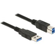 Delock 85065 Kabel USB 3.0 Type-A male > USB 3.0 Type-B male 0,5 m zwart