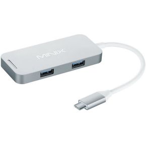 MINIX NEO C Mini USB Type C USB Type C + 2 x USB 3.0 + HDMI Zilver kabeladapter/verloopstukje