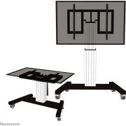 NeoMounts PLASMA-M2500TSILVER 100&quot; Portable flat panel floor stand Zilver flat panel vloer standaard