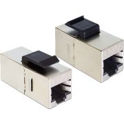 Delock 86204 Keystone-module RJ45-aansluiting > RJ45-aansluiting Cat.5e compact