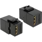 Delock 86366 Keystone Module HDMI female > HDMI female zwart