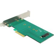 Delock 89472 PCI Express x4-kaart > 1 x interne NVMe M.2 Key M 110 mm - Low Profile Form Factor
