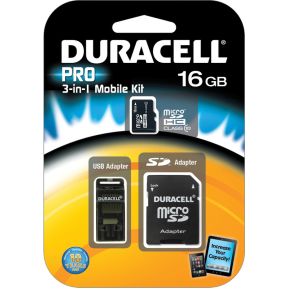 Duracell 16GB MicroSDHC 16GB MicroSDHC Klasse 10 flashgeheugen