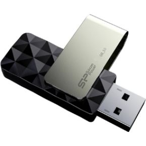 Silicon Power Blaze B30 256GB USB 3.0 (3.1 Gen 1) Type-A Zwart, Zilver USB flash drive