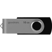 Megekko Goodram 16GB USB 2.0 16GB USB 2.0 Type-A Zwart Zilver USB flash drive aanbieding