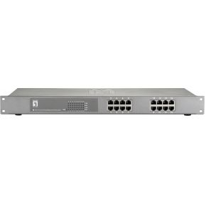 LevelOne FEP-1612 Fast Ethernet (10/100) Power over Ethernet (PoE) Grijs - [FEP-1612W380]