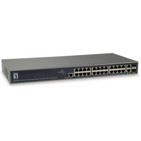 LevelOne GEP-2682 Managed L3 Gigabit Ethernet (10/100/1000) Power over Ethernet (PoE)
