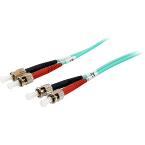 Equip ST/ST 50/125Î¼m 15m 15m ST ST Turkoois Glasvezel kabel