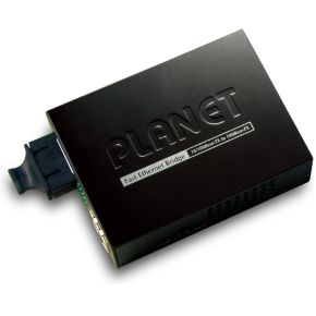 Planet FT-802S50 100Mbit/s 1310nm Single-mode Zwart netwerk media converter