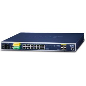 Planet IGS-5225-16T4S Managed L2+ Gigabit Ethernet (10/100/1000) 1U Zwart netwerk-switch