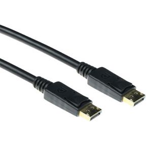 ACT 1 meter DisplayPort cable male - male, power pin 20 niet aangesloten