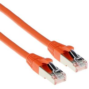 ACT FB2100 0.5m Cat6a SF/UTP (S-FTP) Oranje netwerkkabel