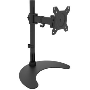 Techly Desk Stand for 1 Monitor 13 -27 with Base h.400mm ICA-LCD 3400 27 Vrijstaand Zwart