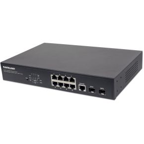 Intellinet 561167 Managed Gigabit Ethernet (10/100/1000) Power over Ethernet (PoE) Zwart netwerk-swi netwerk switch