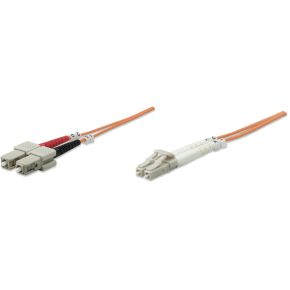 Intellinet 2m LC/SC 2m LC SC Oranje Glasvezel kabel