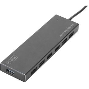 Digitus DA-70241-1 USB 3.0 (3.1 Gen 1) Type-A 5000Mbit/s Grijs hub & concentrator