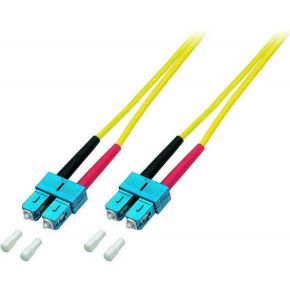 EFB Elektronik O2513.10 10m SC SC OS2 Geel Glasvezel kabel