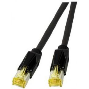 EFB Elektronik Cat.6a 5.0m 5m Cat6a S/FTP (S-STP) Zwart netwerkkabel