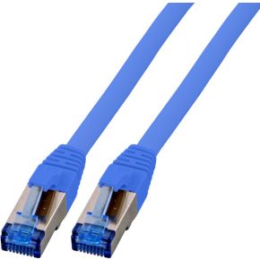 EFB Elektronik K5525FBL.10 S/FTP (S-STP) Blauw 10m Cat6a netwerkkabel