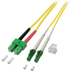 EFB Elektronik O0387.20 20m 2x SC 2x LC LSZH OS2 Geel Glasvezel kabel