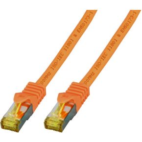 EFB Elektronik MK7001.0,25O S/FTP (S-STP) Oranje 0.25m Cat6a netwerkkabel