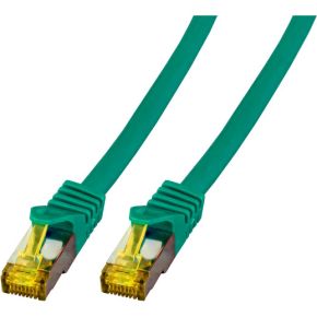 EFB Elektronik MK7001.0,5G S/FTP (S-STP) Groen 0.5m Cat6a netwerkkabel