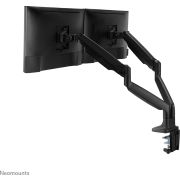 Neomounts-Flat-Screen-Desk-mount-10-32-desk-clamp-grommet-NM-D750DBLACK-