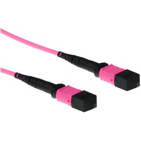 ACT RL7750 10m MPO/MTP MPO/MTP OM4 Violet Glasvezel kabel