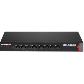 Edimax Long Range 8-Port Gigabit Web Managed with 4 PoE+ Ports netwerk switch