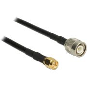 DeLOCK 89498 10m TNC SMA Zwart coax-kabel