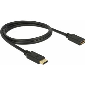 Delock 83809 DisplayPort 1.2 verlengkabel 4K 60 Hz 1 m